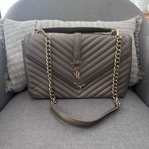 Gold Handbag. Price reflects